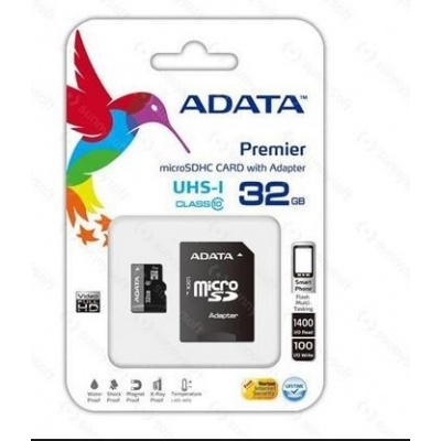 32 GB pamäťová Micro SD karta ADATA + SD Adaptér, CLASS 10