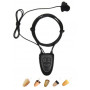 Špionážne slúchadlo s vylepšenou Bluetooth slučkou a externým mikrofónom + 10W zosilňovač 