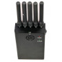 5 Anténová PROFI prenosná rušička GSM/DCS/4G/3G/GPS/GLONASS/WIFI signálov