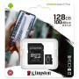 128 GB pamäťová Micro SD karta Kingston + SD Adaptér, CLASS 10 